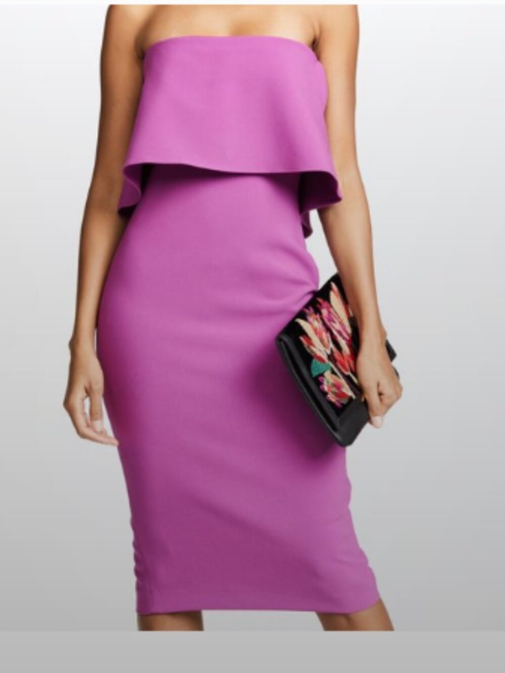 Likely Driggs Strapless Purple Sheath Dress, 4